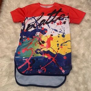 Men’s splatter design shirt